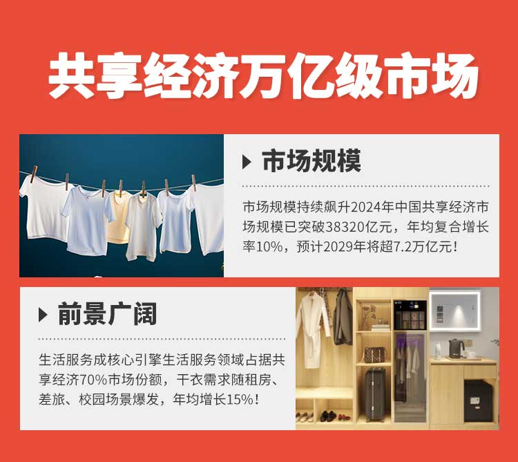 酒店“共享烘干機”，水御嘉共享智能烘干衣柜